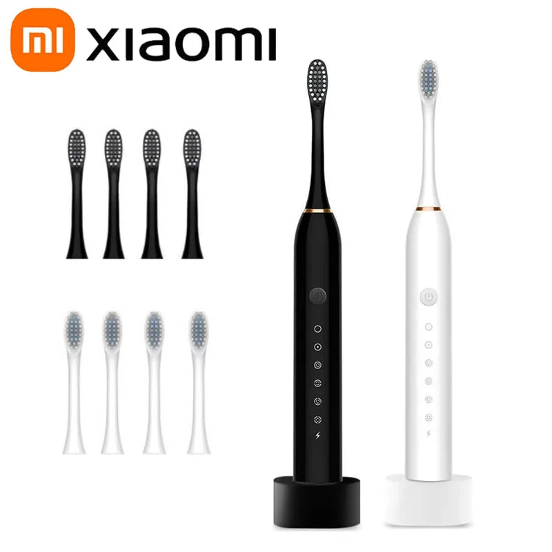 Xiaomi Electric Sonic Toothbrush Base Rechargeable 6 Modes Teeth Whitening Clean IPX7 Waterproof Smart
