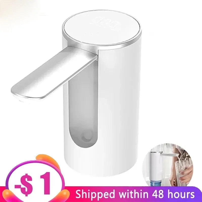 Xiaomi Smart Water Bottle Pump USB Electric Foldable Barreled Water Suction Device