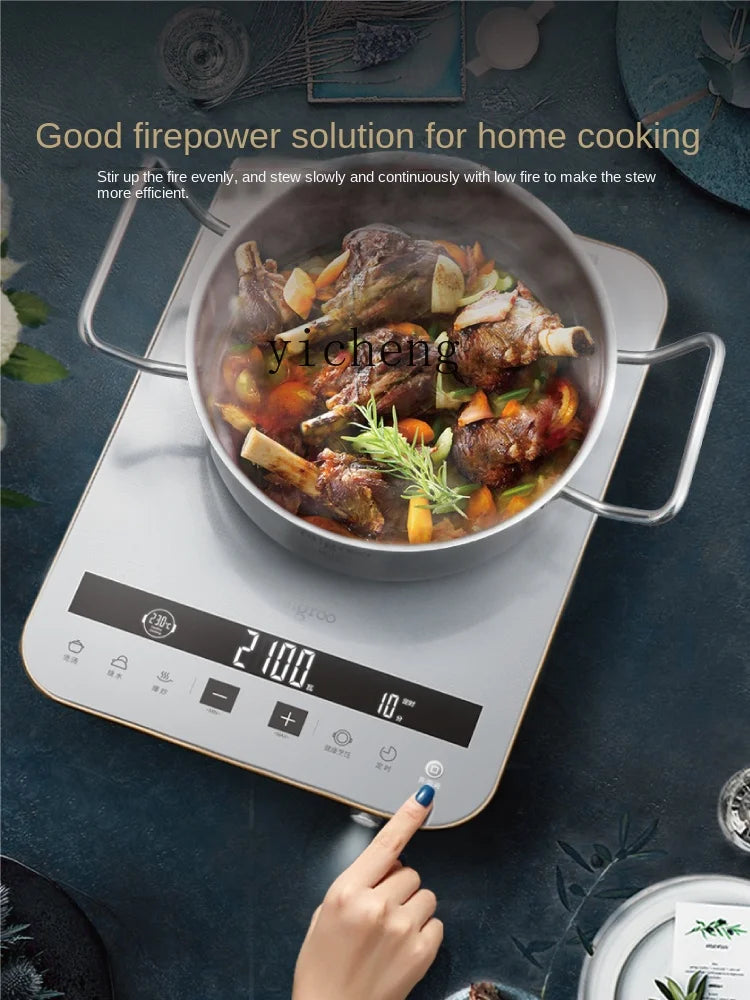 ZF Dot Pattern Panel Hot Pot Household Induction Cooker Smart Stir-Fry