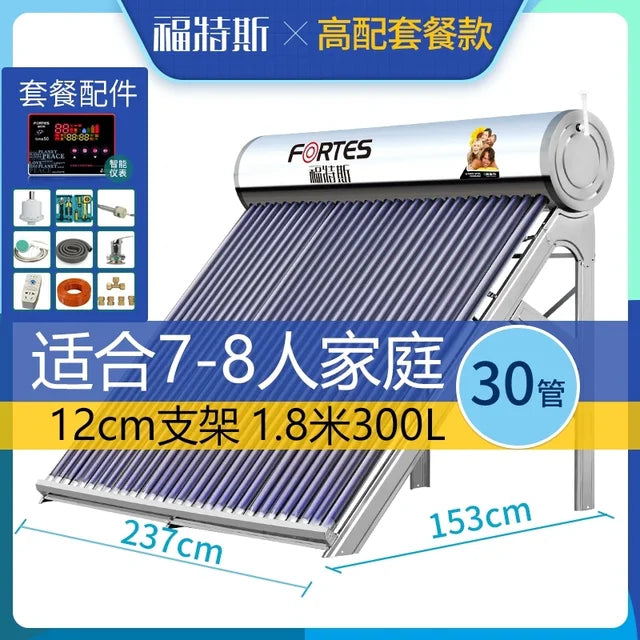 ZK Solar Water Heater
Household Automatic Integrated Stainless Steel Water Heating Device
Heat Collector Tube