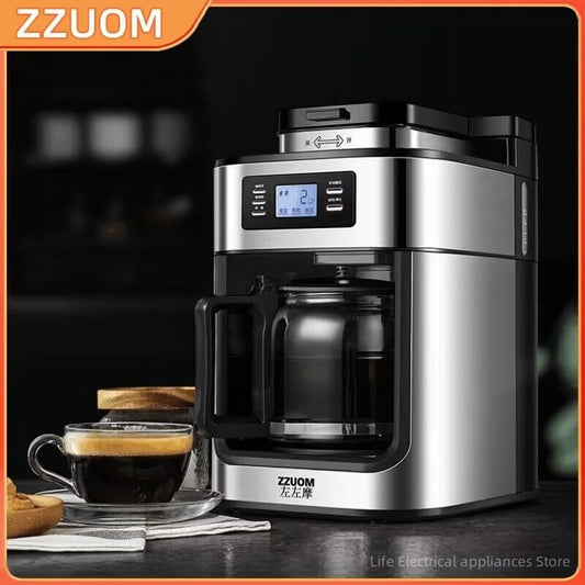 ZZUOM Electric American Coffee Machines Fully Automatic Freshly Ground Coffee Machine One-piece Grinding Machine Drip Coffee Pot

ZZUOM Electric American Coffee Machine