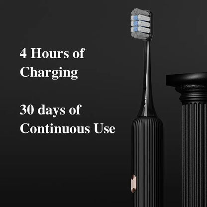 Zfyoung Electric Toothbrush for Adults Rechargeable Sonic Toothbrush with 4 Modes IPX7 Waterproof with 3 Brush Heads.